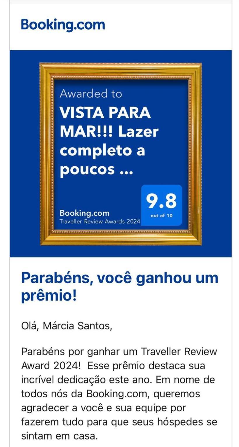 Vista Para Mar!!! Lazer Completo A Poucos Passos Da Praia Guarujá Eksteriør billede