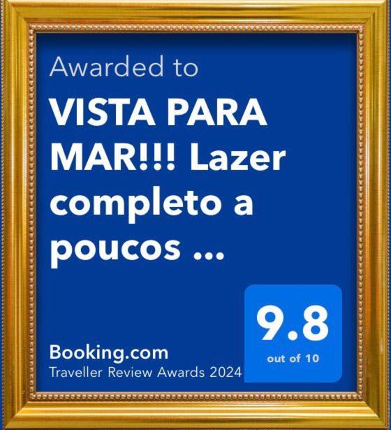 Vista Para Mar!!! Lazer Completo A Poucos Passos Da Praia Guarujá Eksteriør billede